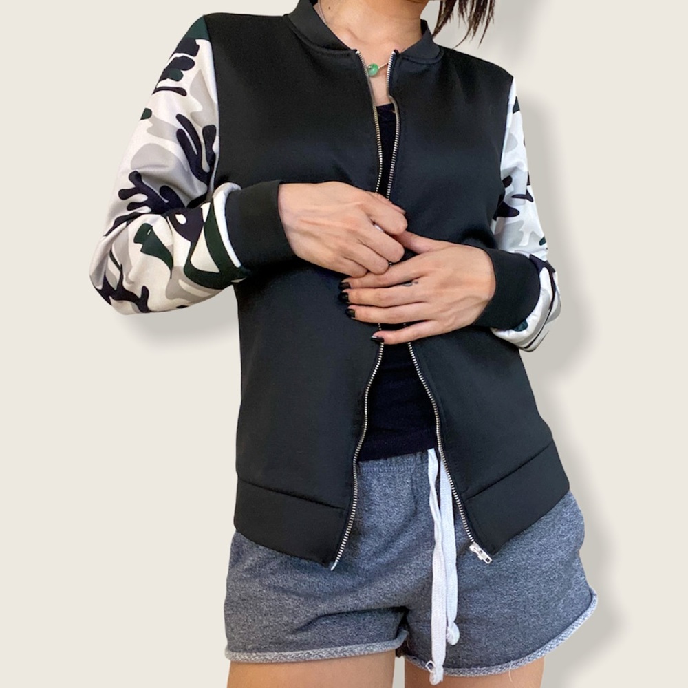 Camo Sleeve Jacket